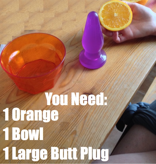 Buttplug juice-presser
