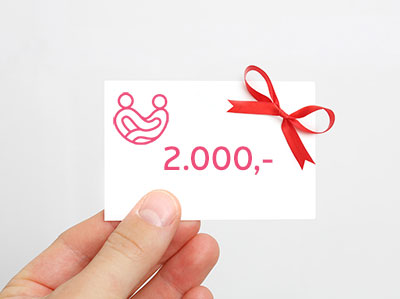 Gavekort på 2.000 kr